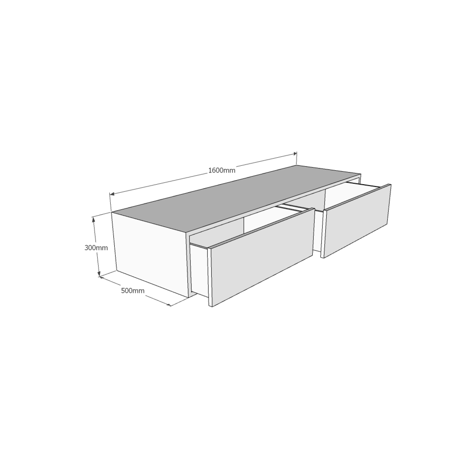 Etabli avec 2 tiroirs - 160cm — RUBICER – Image 2
