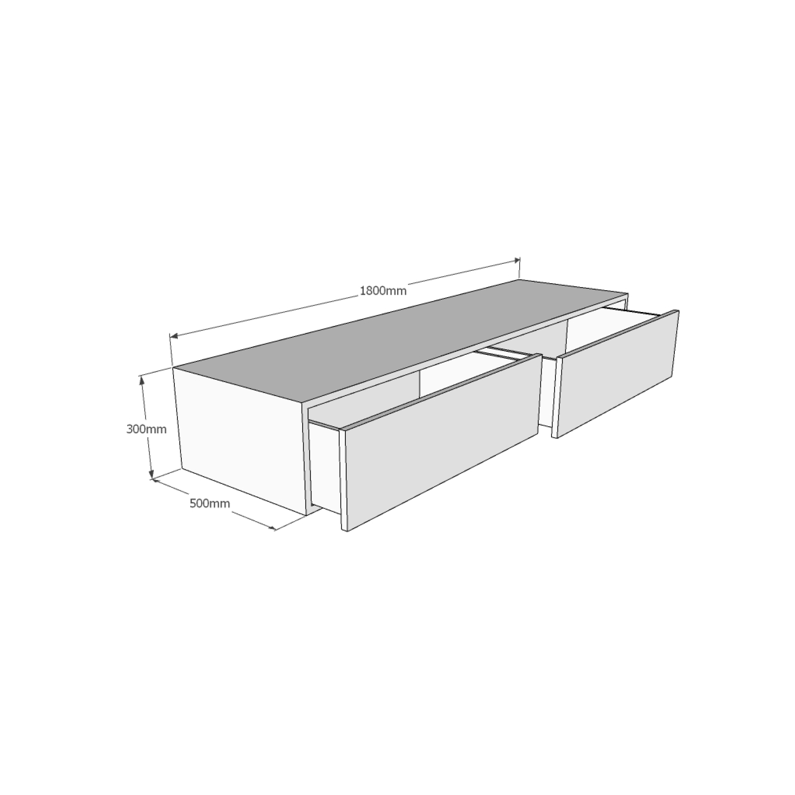 Etabli avec 2 tiroirs - 180cm — RUBICER – Image 2