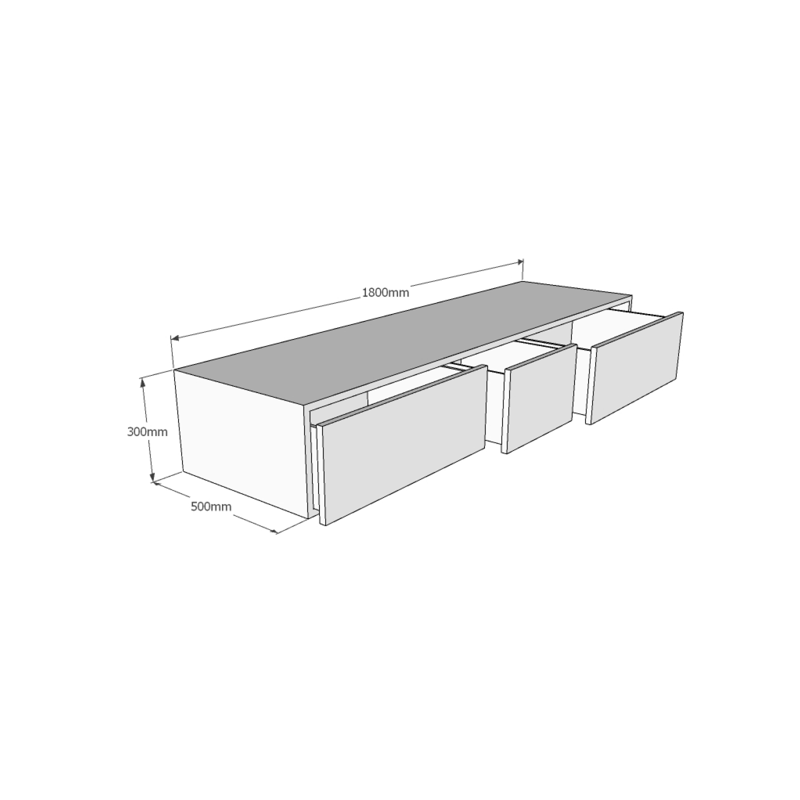 Etabli avec 3 tiroirs - 180cm — RUBICER – Image 2