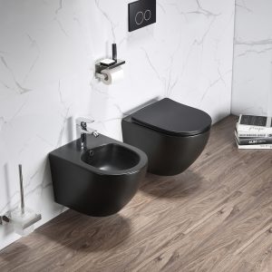 WC suspendu Fly Black — RUBICER