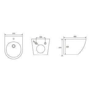 Bidet Suspendu Fly noir — RUBICER – Image 2