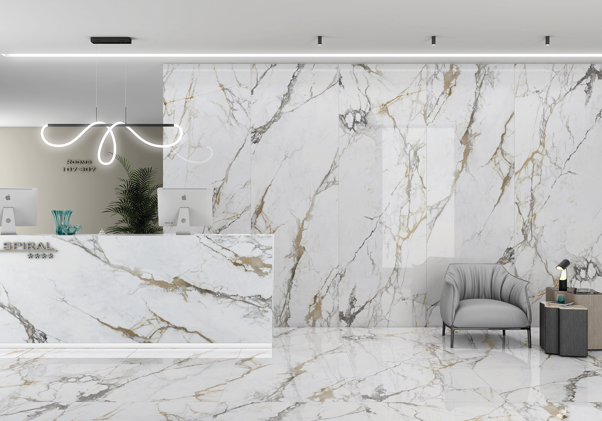 New Spiral V-LAM — grès cérame Villa Ceramica