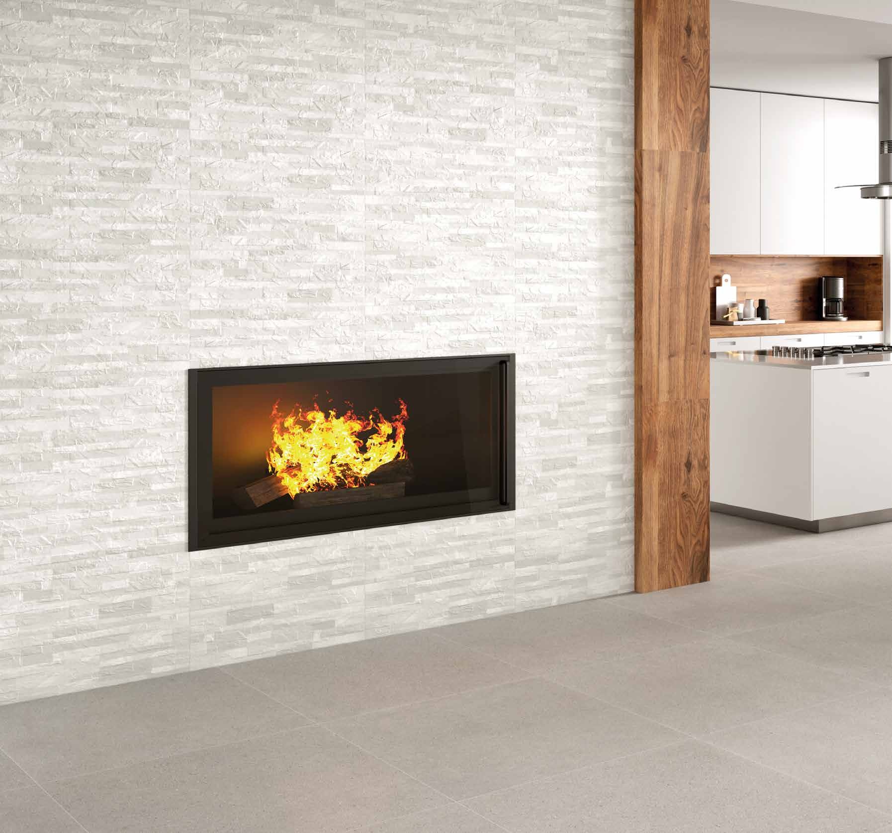 Ambiance de la collection Staus — carrelage en grès