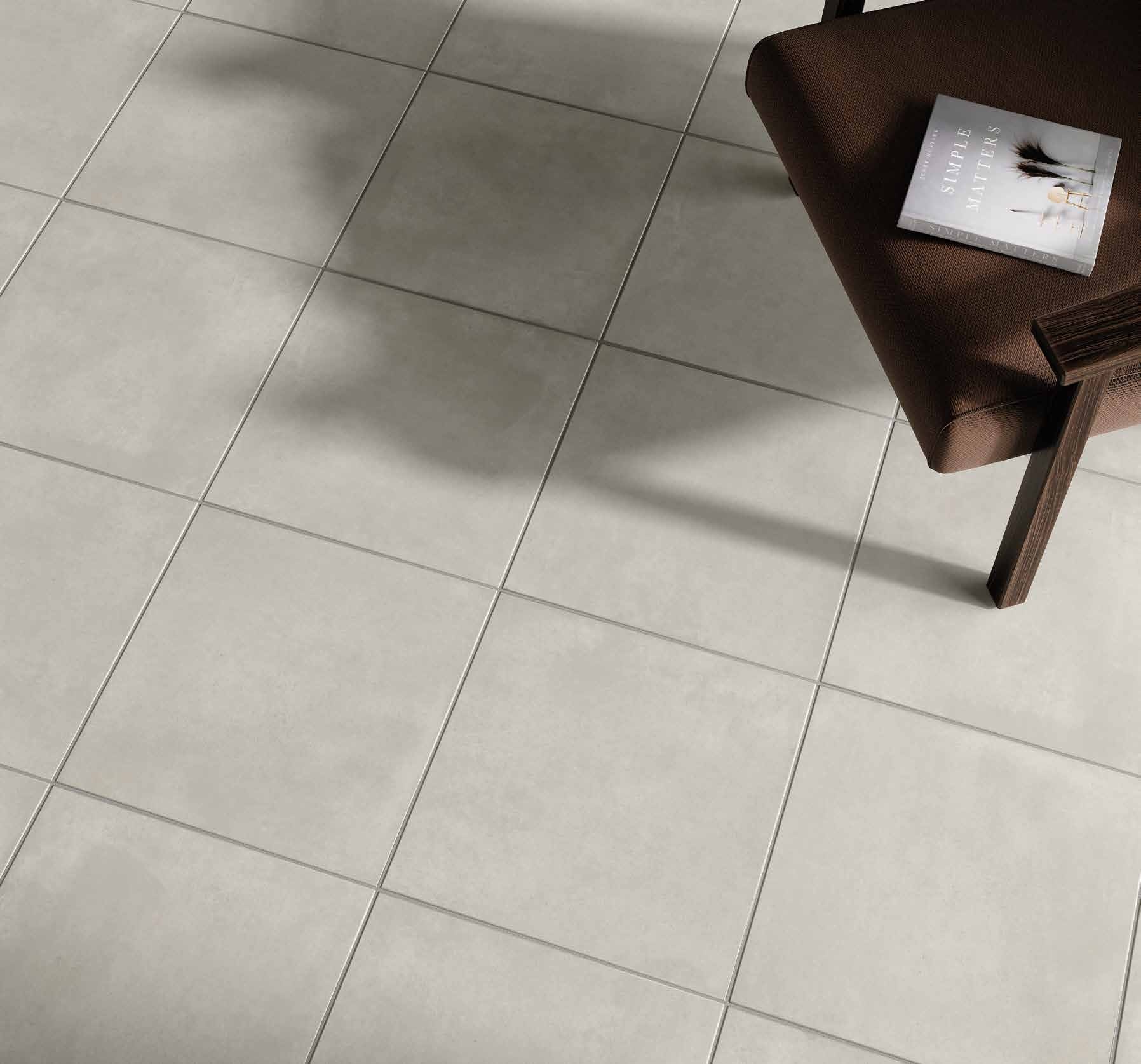 Ambiance de la collection Tennic — carrelage en grès