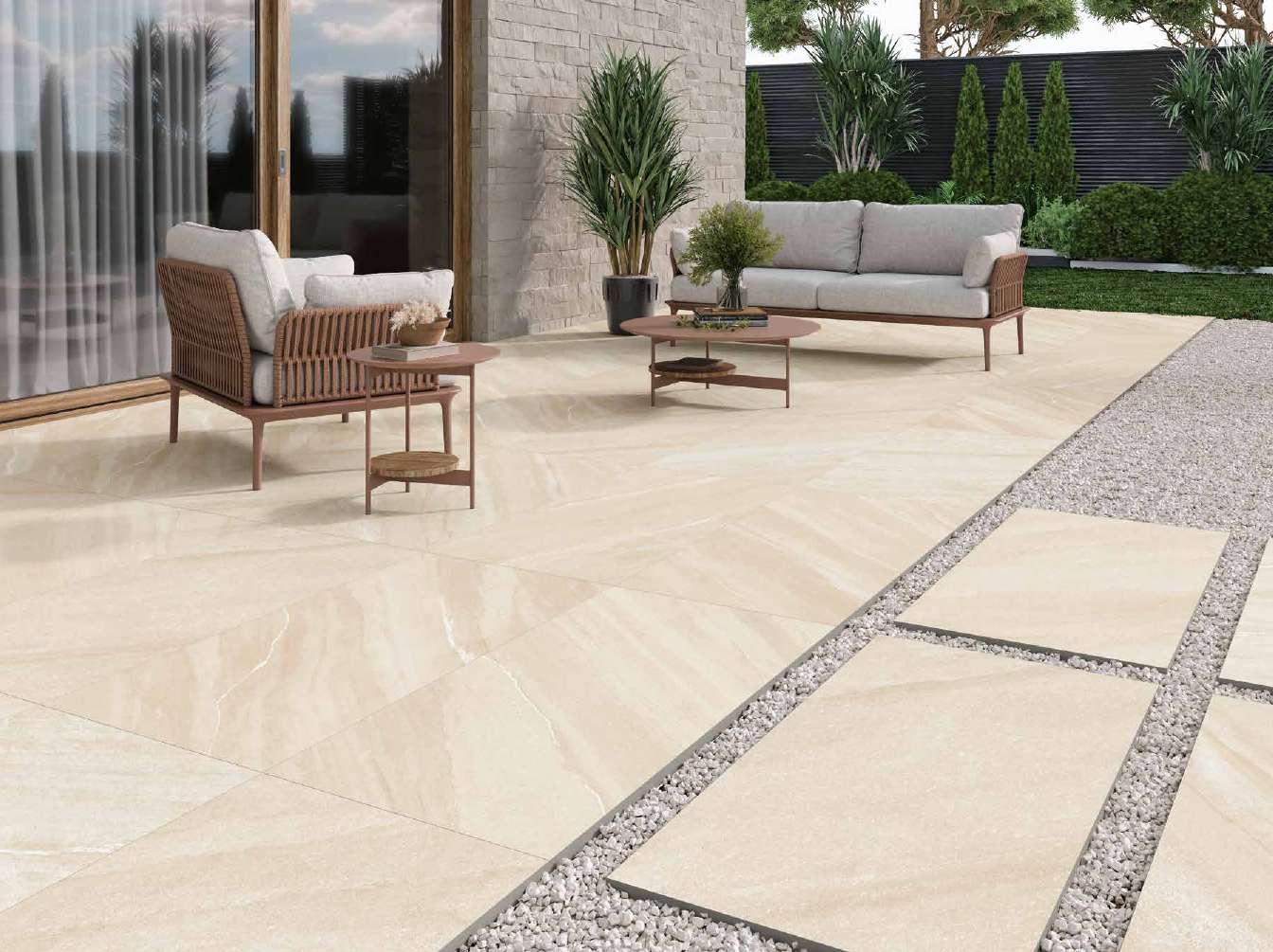 Ambiance de la collection Valar — dalles 20 mm