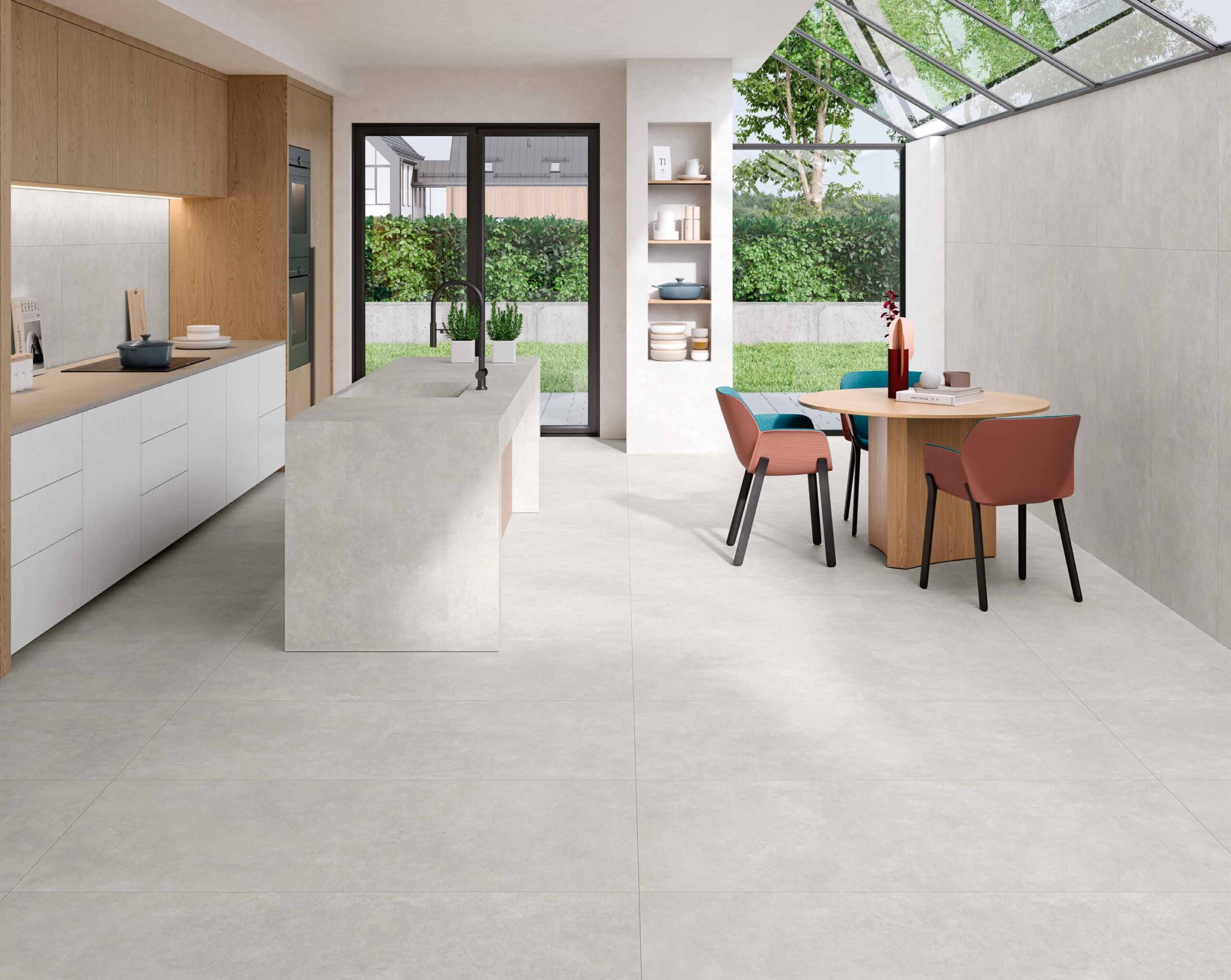 Ambiance de la collection Vanguard — carrelage mural en pâte blanche