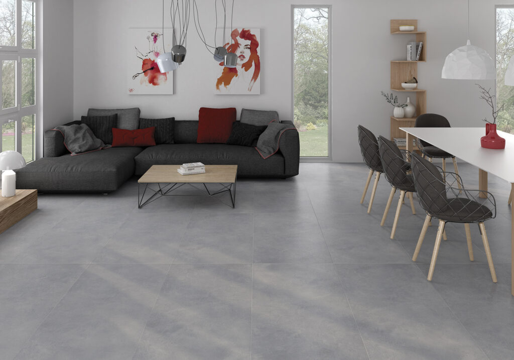 Ambiance de la collection Mercury — grès cérame Villa Ceramica